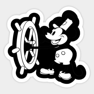 Steamboat Willie Sticker